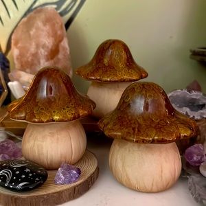 🍄Set of 3 Ceramic Mushrooms🍄